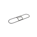 Snap - On Dust Mop Frames for Tie - On Mops - Sold By The Case