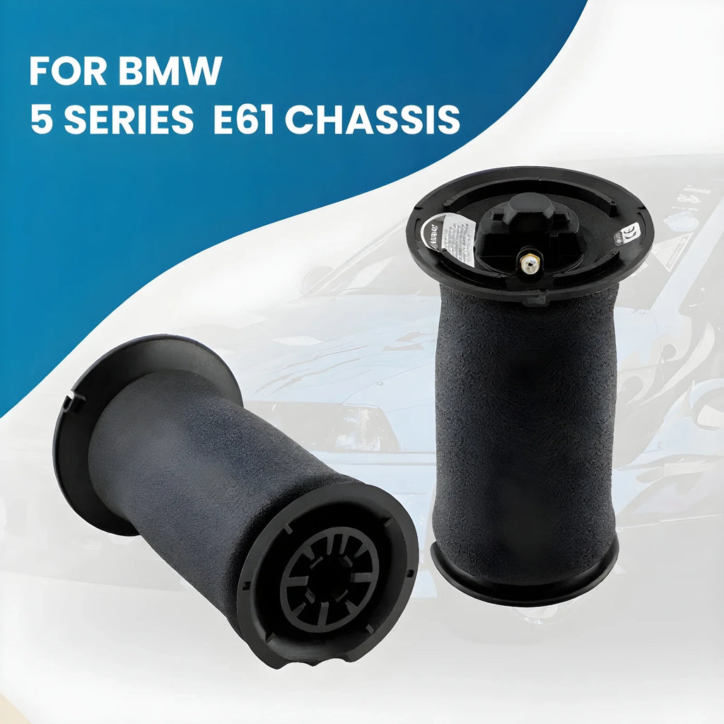 2x Rear air suspension  for BMW 5er e60 e61 Touring 37126765603 37126765602  Air spring bag