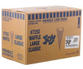Waffle Classic Large #7192 | Joy Cone Co. | 12/16 Pack | 192 Count Per Case | Sold By The Pallet 36 Cases = 6912 Cones | Cones Distributor Canada
